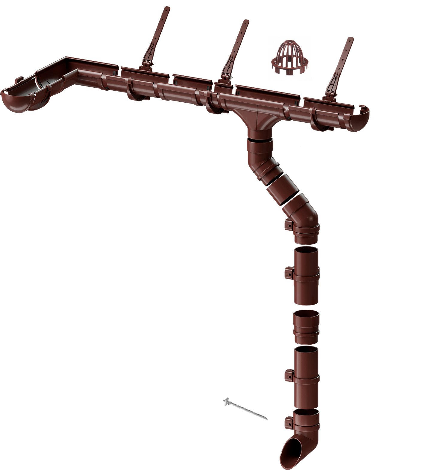 Пластиковая водосточная сиcтема Dӧcke STANDARD